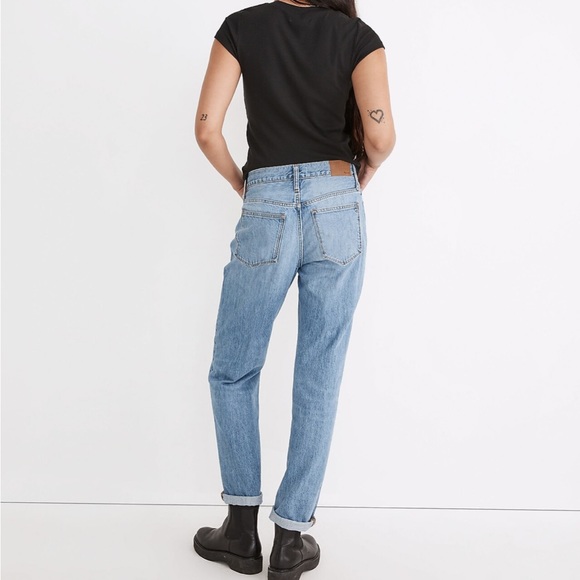 Madewell The Tall Slouchy Boyjean Riverspring wash Size 24 NWT - Picture 2 of 6